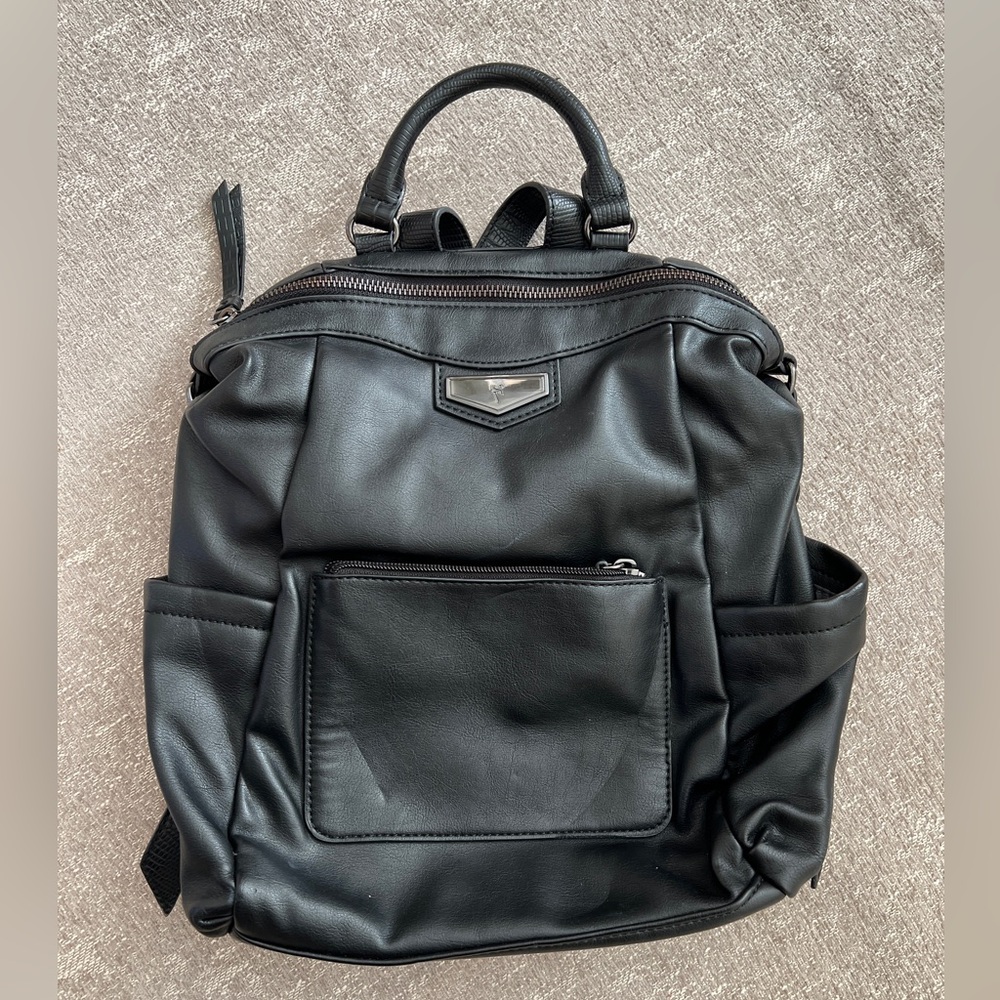 Simply Vera Vera wang black leather backpack